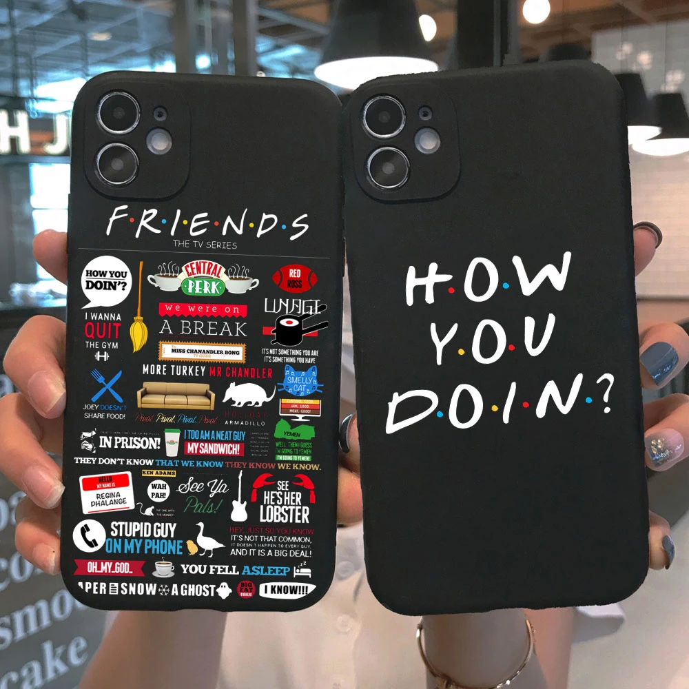 Funny Friends TV Show Phone Case For iPhone 13 PRO MAX 11 pro MAX 6 8 7  Plus X XS MAX XR SE 2 Cute gifts TPU Cover for iphone 12|Ốp Chống Sốc Điện  Thoại| - AliExpress