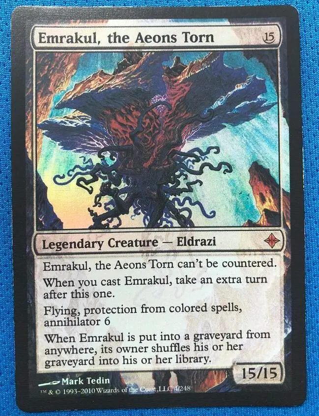 Emrakul, Aeons рваные Rise Eldrazi foil magician ProxyKing 8,0 VIP прокси-карты для сбора каждой карты mg