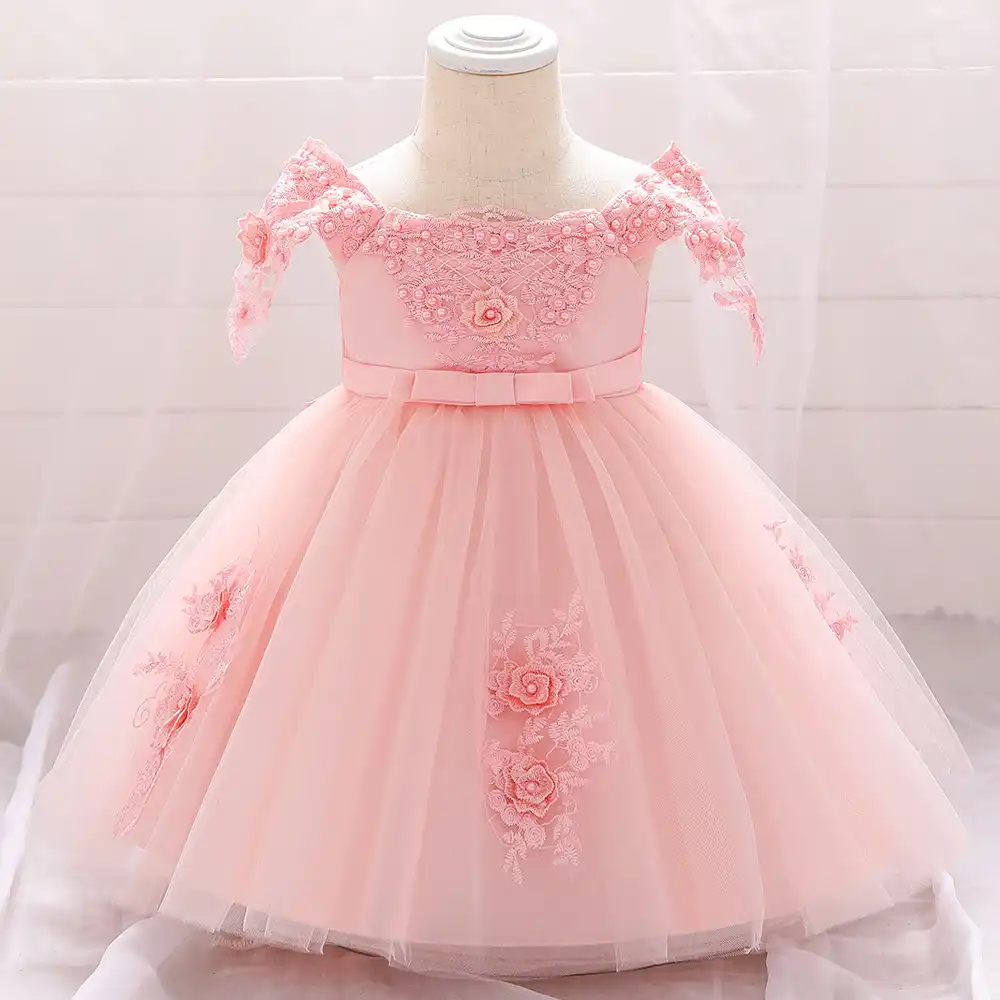 2020 Little Kid Flower Girl Dress Party Princess Dress Flower Girl Dress Vestido 0 3 Years Kids Girls Birthday Dress Baby Girls Flower Girl Dresses Aliexpress