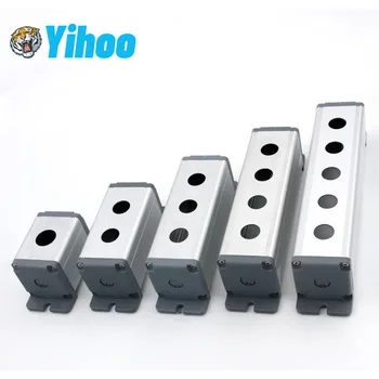 

1pc Aluminium Alloy Waterproof Dust-proof Metal Push Button Switch Outdoor Terminal Connecting Mounting Box Base 1 2 3 4 5 Port