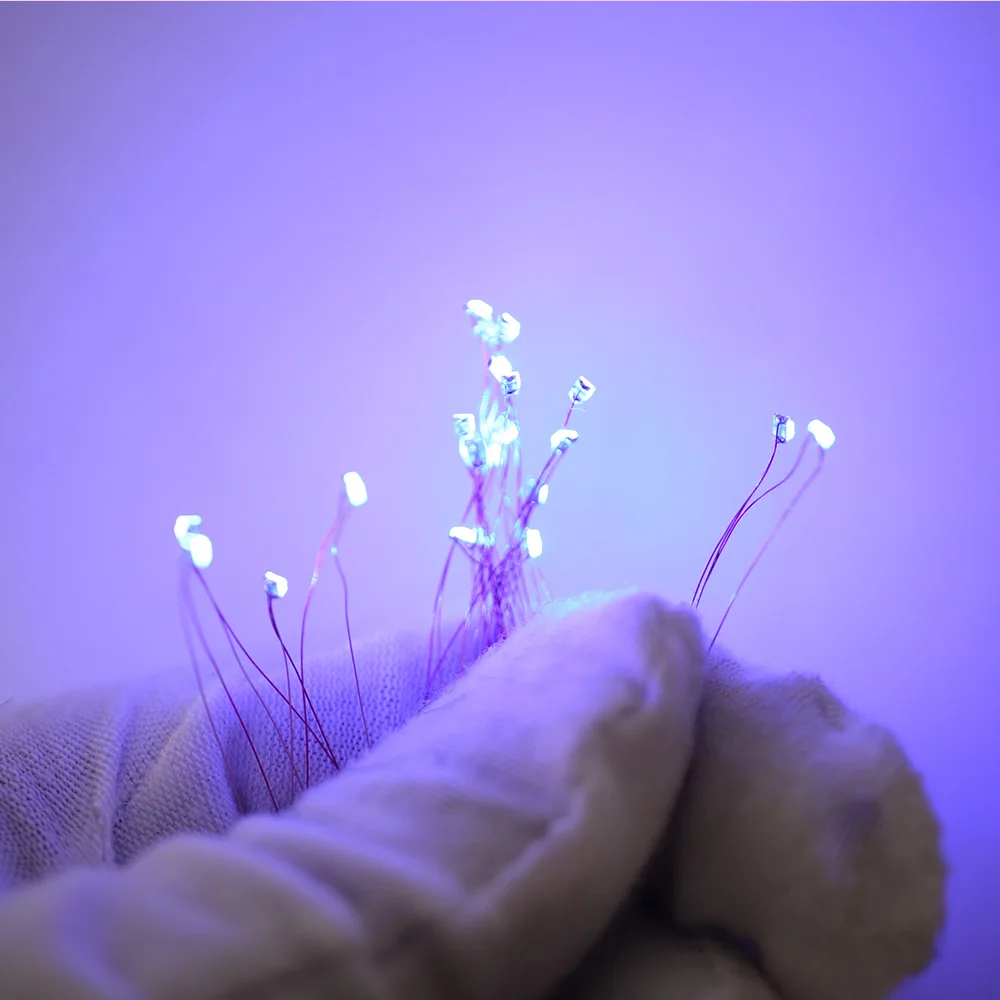 0.1Mm Led Cablato Smd 0603 0805 Modelli Di Lampada 3V Treno Pre-Saldato Micro Litz Per Illuminazione Di Edifici In Scala Ho N Giocattoli