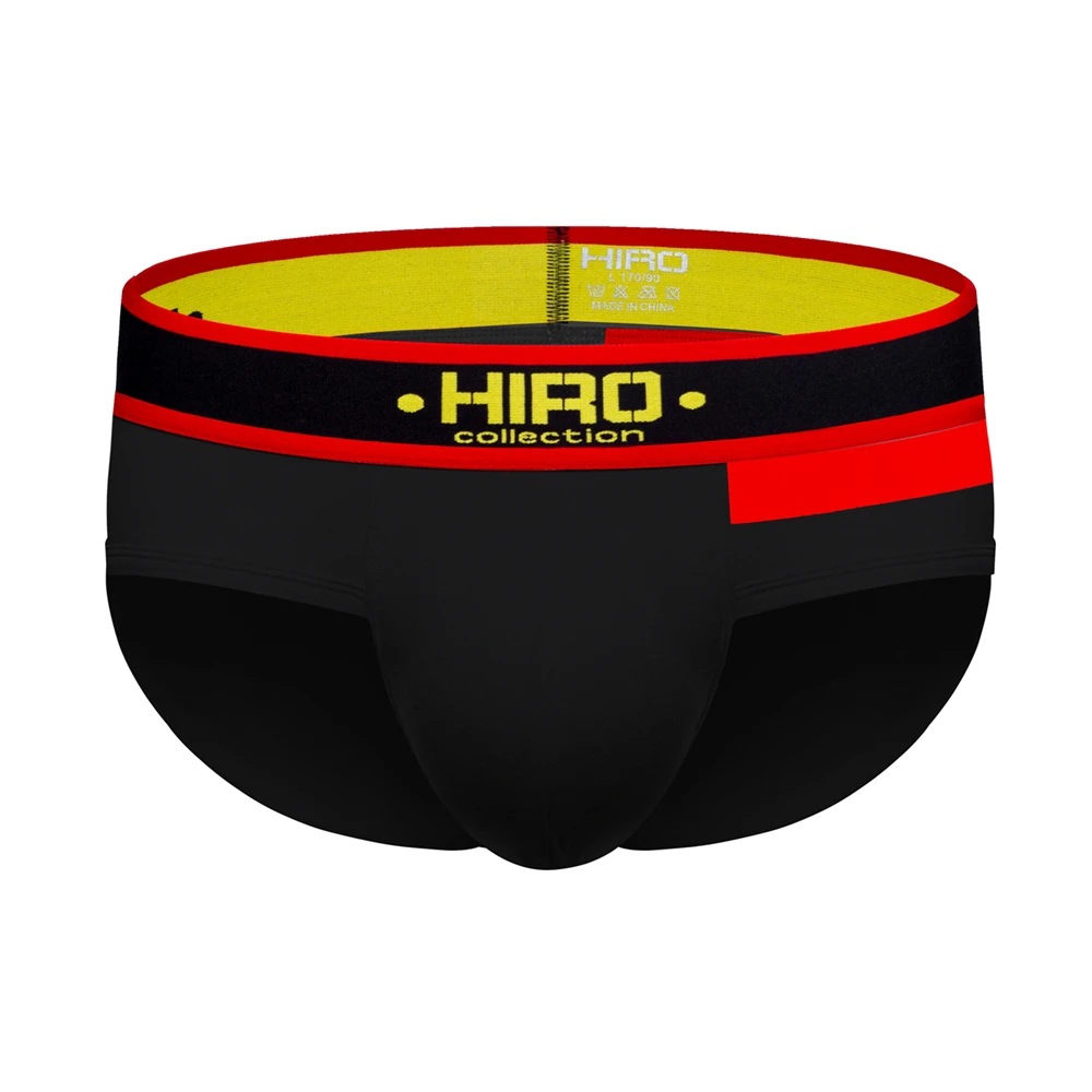 HIRO полосатые хлопковые сексуальные мужчин Undrewear трусы бикини чистый хлопок