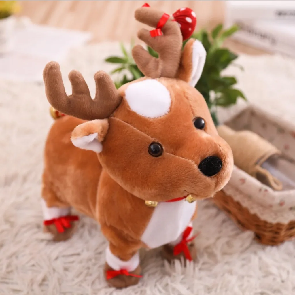walking reindeer toy