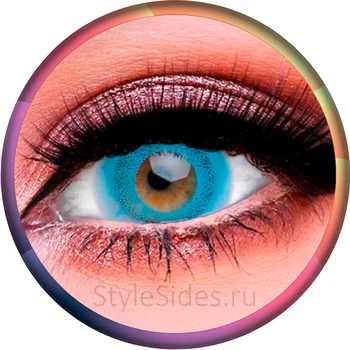 

Карнавальные линзы Солнечный синий