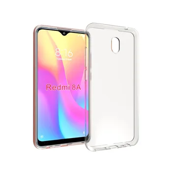 

100pcs/lot High quality transparent smooth Soft TPU Cover Case For Xiaomi Redmi 8A