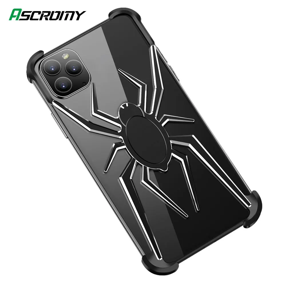 Чехол-бампер для Apple iPhone 11 Pro Max X XR XS iPhone11 роскошный брендовый Металлический
