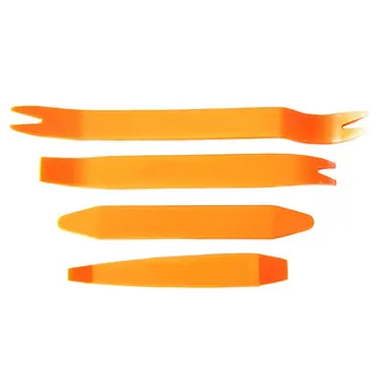 

Professional 4Pcs Automobile Audio Door Clip Panel Trim Dash Auto Radio Removal Pry Tools Set Car Panel Removal Tool