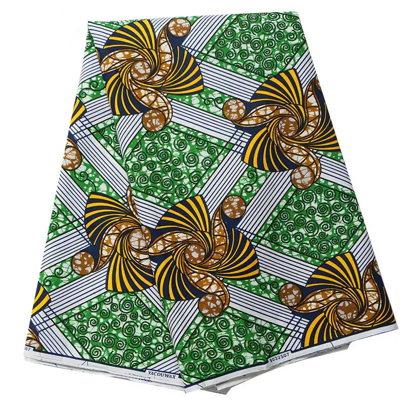 Хлопок принты Анкара настоящий воск с фабрики tissu высокого качества Швейные материалы для женщин вечернее платье Африка Ткань 6 ярдов в партии