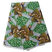 Хлопок принты Анкара настоящий воск с фабрики tissu высокого качества Швейные материалы для женщин вечернее платье Африка Ткань 6 ярдов в партии