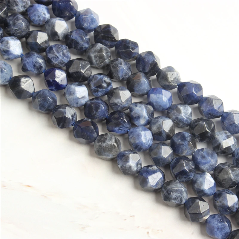 Натуральные ювелирные изделия Linxiang универсальный камень с голубой зернистой