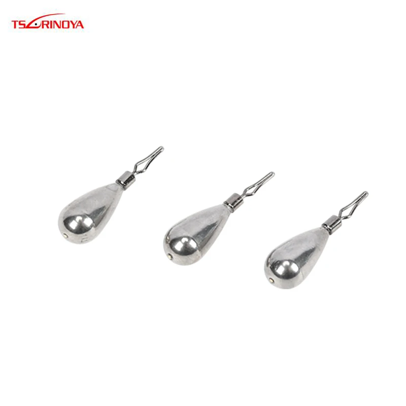 

TSURINOYA Water drop Downshot Tungsten Accessory Lead Sinker High specific gravity small size high strength Fishing Lure tool