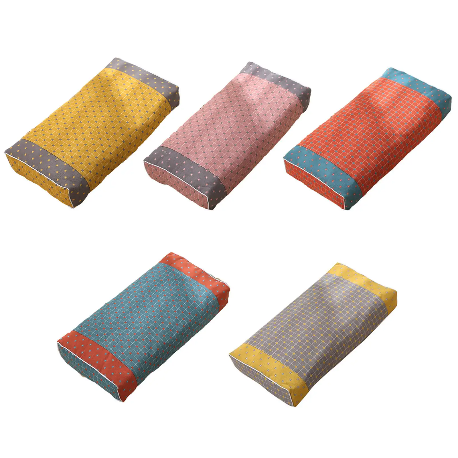 Organic Detachable Multifunctinal Uniformly Filled Buckwheat Pillow For Neck Support Relieve