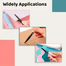 Ciseaux multifonctions à déformation, ciseaux portables, mini papeterie de bureau pour étudiants, ciseaux pliants, outils de coupe du papier