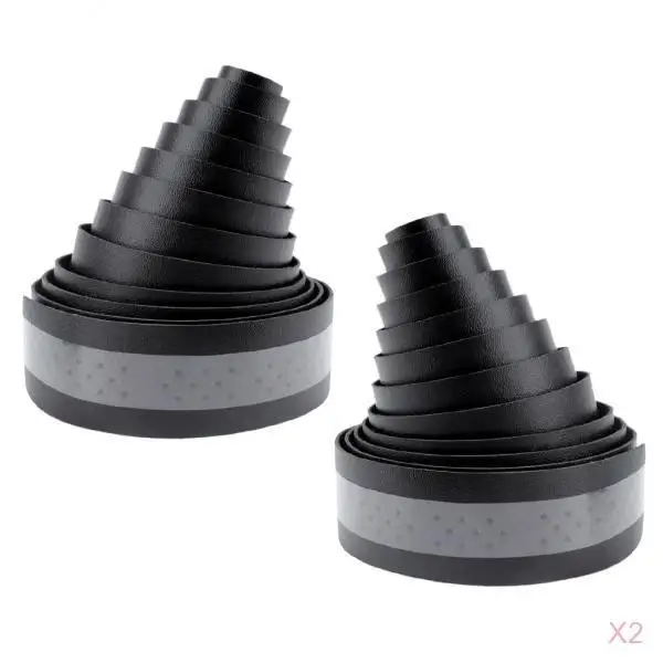 4 Count 75 x 1.2 inch Bike Handlebar Tape EVA PU Bicycle Bent Bar Grip Wrap for Fishing Rods