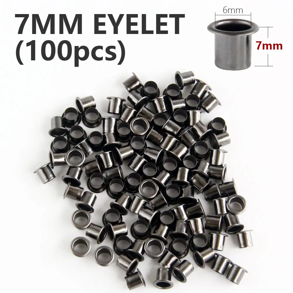 Occhielli da 7 mm, 100 pezzi