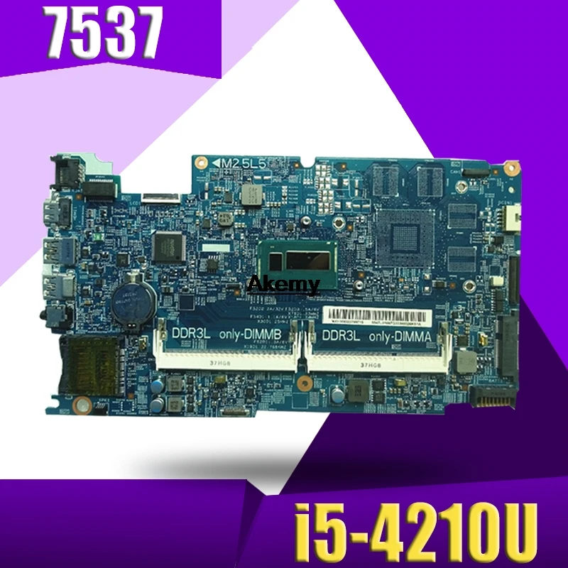

For DELL inpsiron 7537 laptop motherboard DOH50 MB 12311-2 KJ7NX 0K58JN K58JN with I5-4210U DDR3L integrated graphics