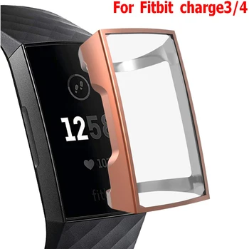 

Watch Protection Frame Case for fitbit charge 3/charge4 band Shell Ultra-thin TPU Cover for fitbit charge 4 Protection cases