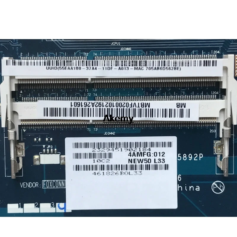 LA-5892P материнская плата для acer 5740 5741 5742 trabalho De Teste материнская плата