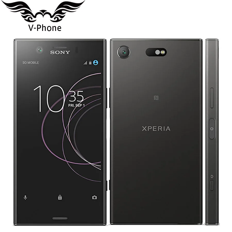Мобильный телефон sony Xperia XZ1 Compact G8441, 4 Гб ОЗУ, 32 Гб ПЗУ, восьмиядерный смартфон Snapdragon 835, 4,6 дюймов, 19 МП, 8 Мп, 4G, NFC