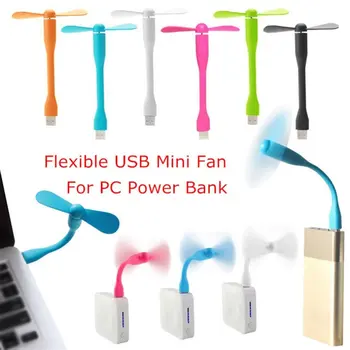 

New Flexible Mini Usb Fan Portable Detachable Cooling Fan For Pc Power Bank Usb Devices Mini Handheld Usb Fan