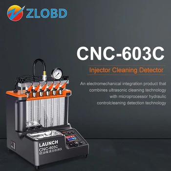 

LAUNCH CNC603C CNC602AInjector Cleaner & Tester better than CNC 602A Fuel Injector Tester Cleaning Machine Test Bench Equipment