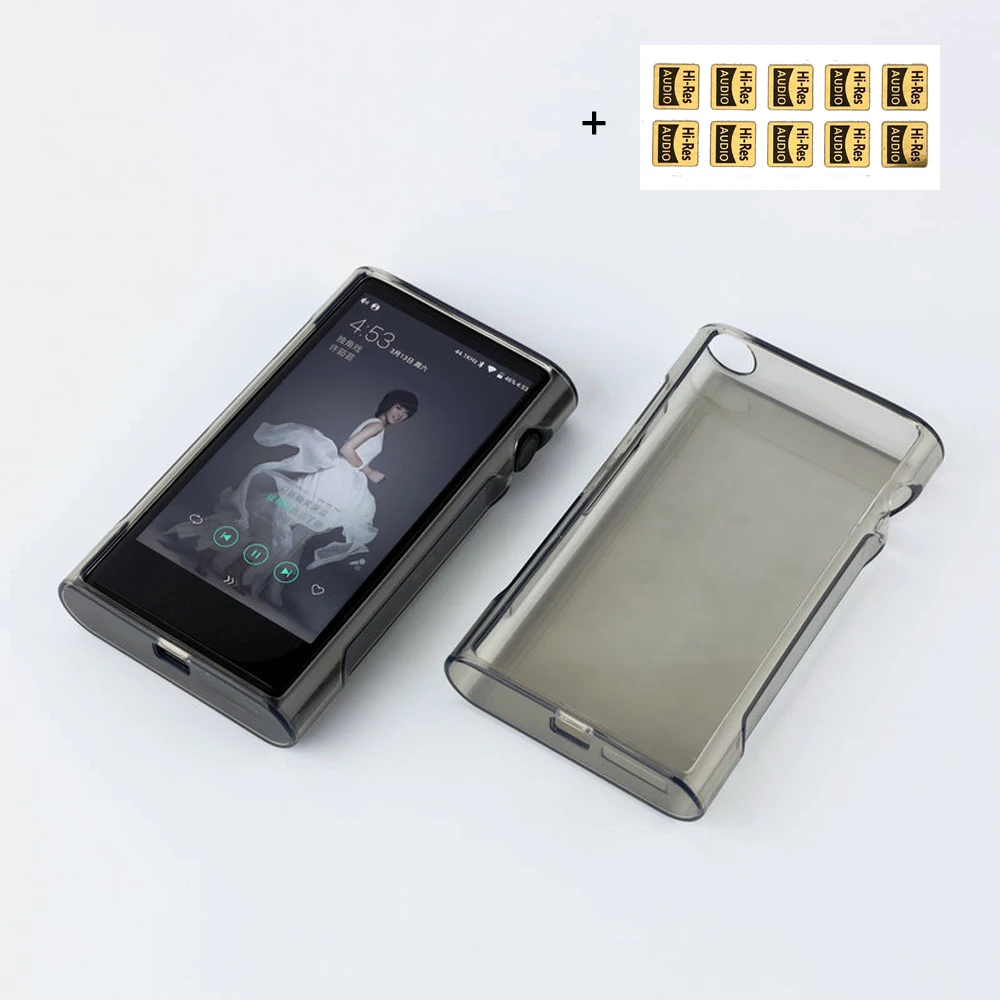 Music Player Case Soft TPU Clear Protective Skin Case Cover for Shanling M8 Music Player