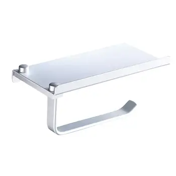 

Free Punch Toilet Paper Holder Bathroom Mobile Phone Holder Toilet Tssue Paper Roll Holder Bathroom Storage Rack Accessory