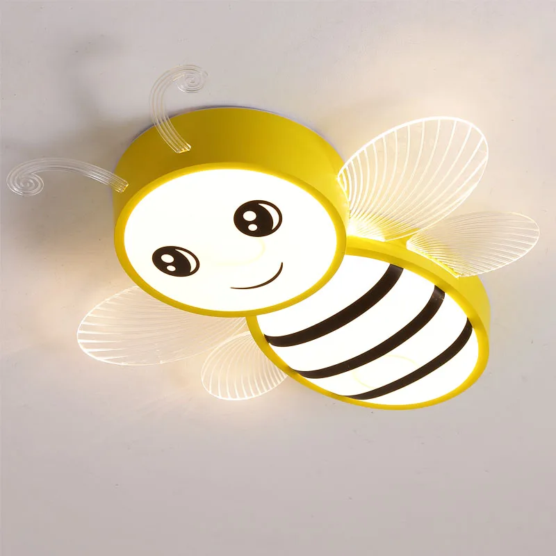 

Children's Ceiling Lamp Cartoon Honeybee Ceiling Light Modern Bedroom Surface Mounted Kindergarten Lights For Living Rooms
