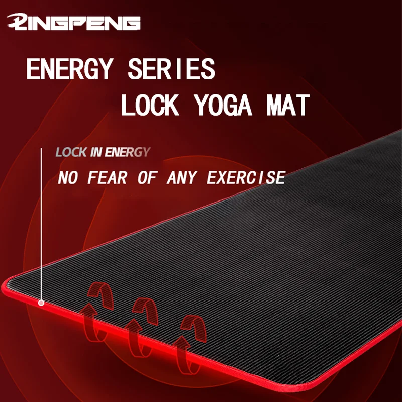 15 Mm Thick Edging Non-slip Yoga Mat High Quality Pilates Mat Health Fitness Exercise Mat Meditation Mat Fitness Mat Home - Image 3