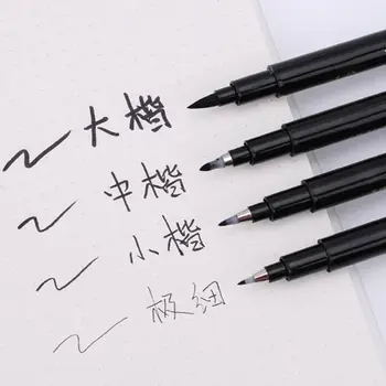 

1/4/6/9pcs Chinese Japanese Calligraphy Brush Pen Markers Art Writing Painting Office School Supplies Stationery