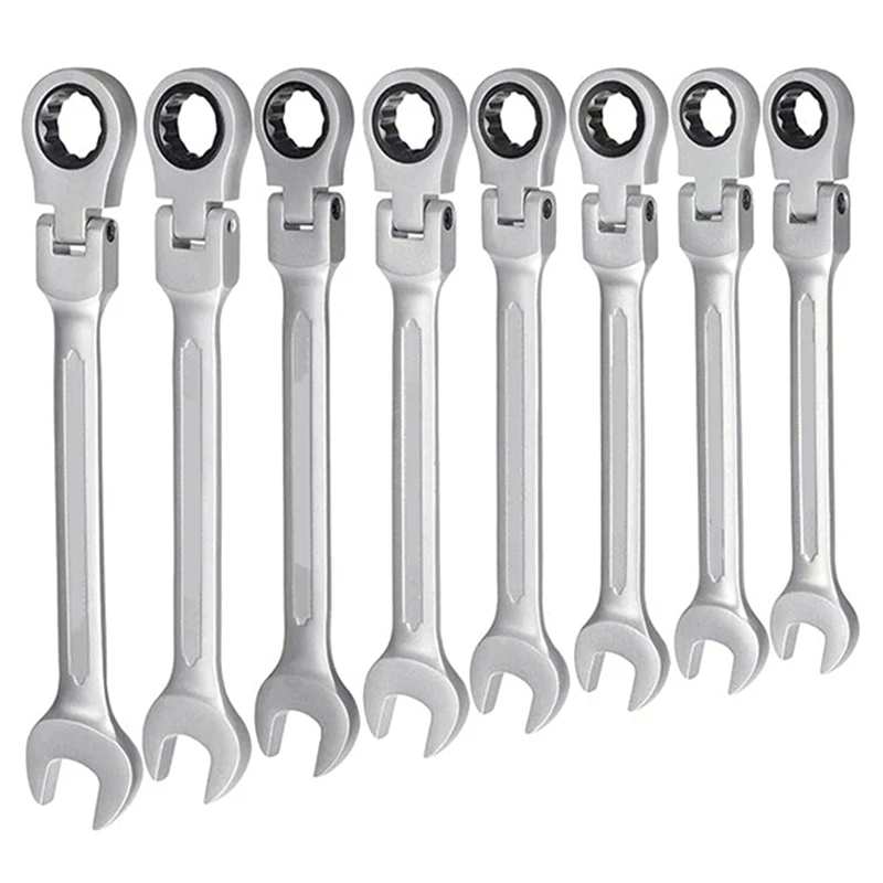 

8Pcs Wrench Multitool Key Ratchet Spanners Set Of Tools Set Wrenches Universal Wrench Tool Car Repair Tools