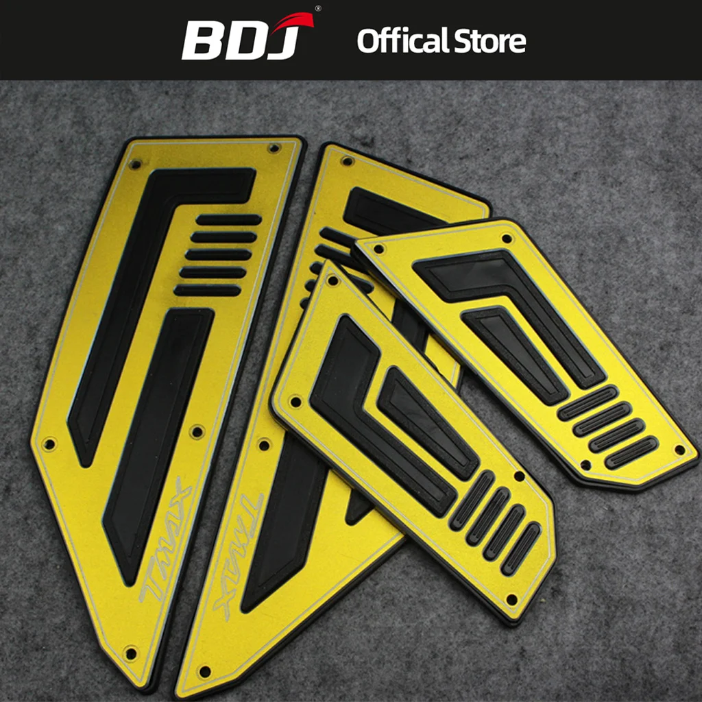 

BDJ For YAMAHA TMAX530 TMAX 530 T-MAX 530 2012 2013 2014-2016 Footrest Pegs Plate Pads Motorcycle Footboard Steps Motorbike Foot