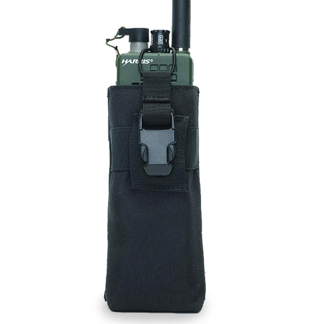 Tactical Universal Radio Holster Pouch Holder Nylon Military Radio