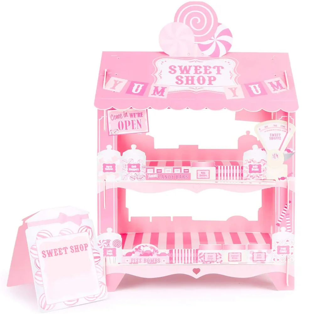 

Одноразовая подставка для торта, Розовый мороженое, 2-Ярусный десертный стол, подставка для леденцов, высококачественные свадебные бумажные украшения