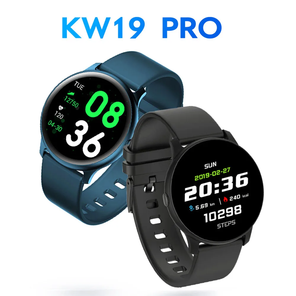 Kaimorui KW19 pro Смарт часы для мужчин монитор сердечного ритма кровяное давление