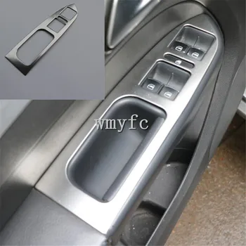 

For Volkswagen TOURAN 2005-2015 LHD Master Window Switch Panel sticker stainless steel sticker 1pcs