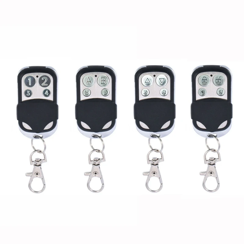 4 Buttons Garage Door Opener Remote Control Duplicator Clone Code Car Key：433MHZ 