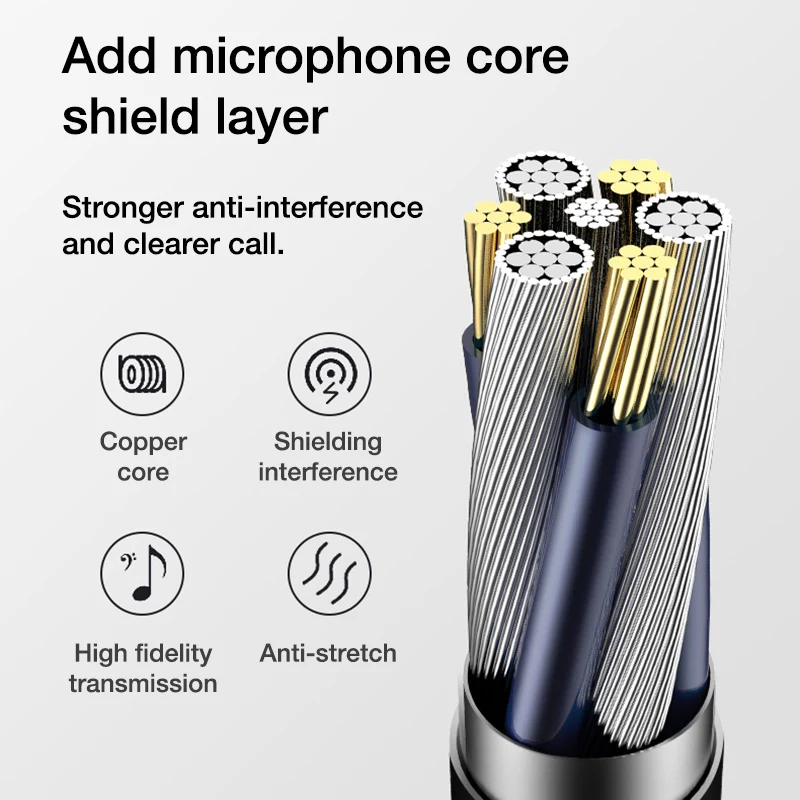 Наушники EARDECO с тяжелым сабвуфером проводная гарнитура Hi Fi наушники управлением