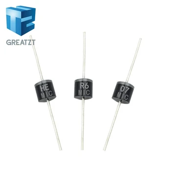

GREATZT 10PCS FR607 6A 1000V Fast Recovery Diodes