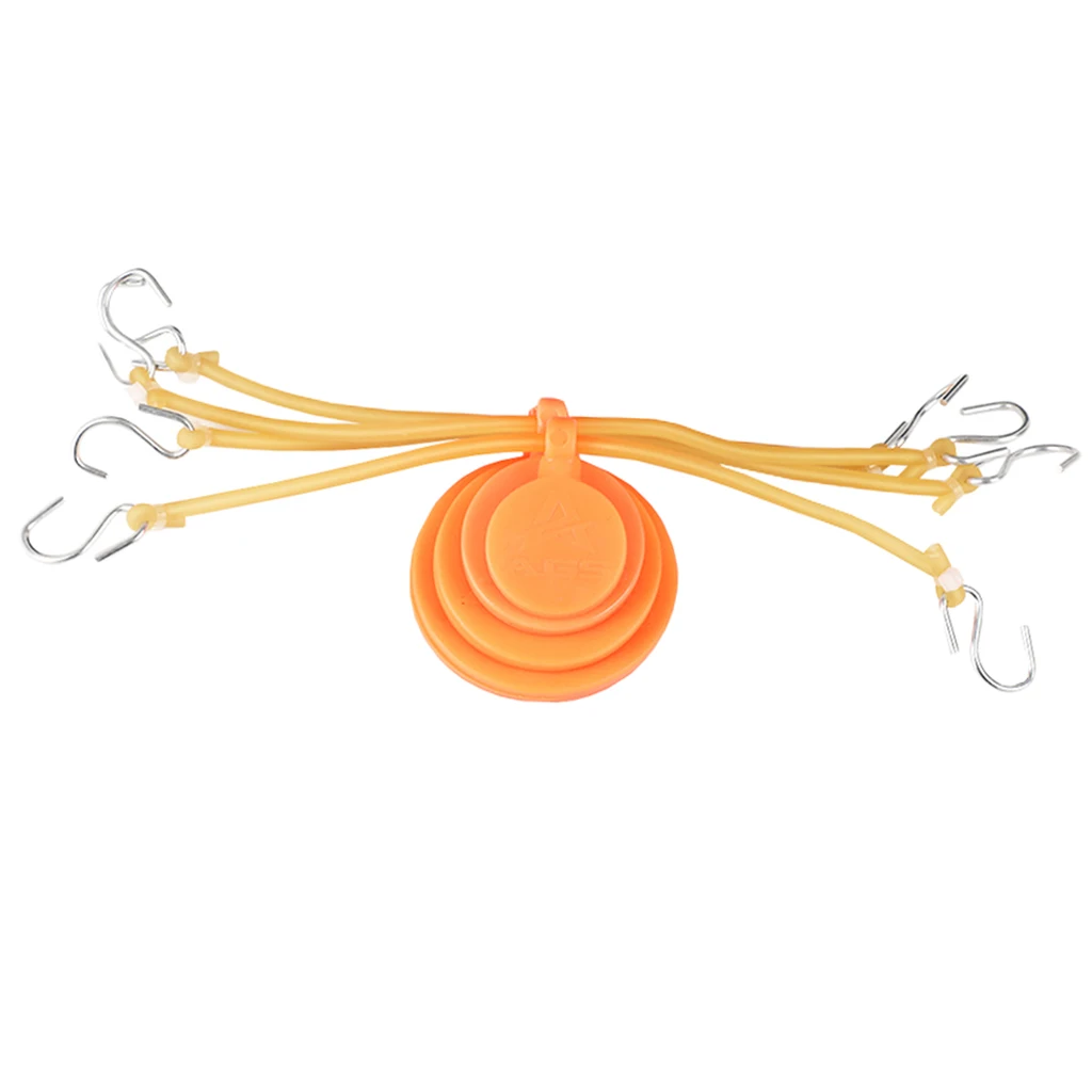 4pcs Silicone Spinner Target 3/4/5/6cm Slingshot Swinging Spinning Targets 