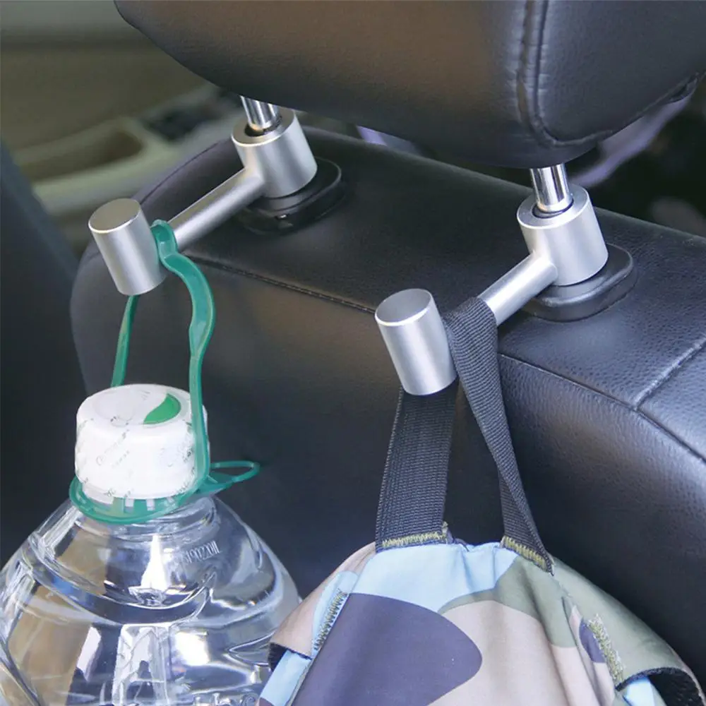 90*25*30mm Car Vehicle Back Seat Headrest Hanger Holder Hooks For Bag Purse Cloth Grocer Organizer