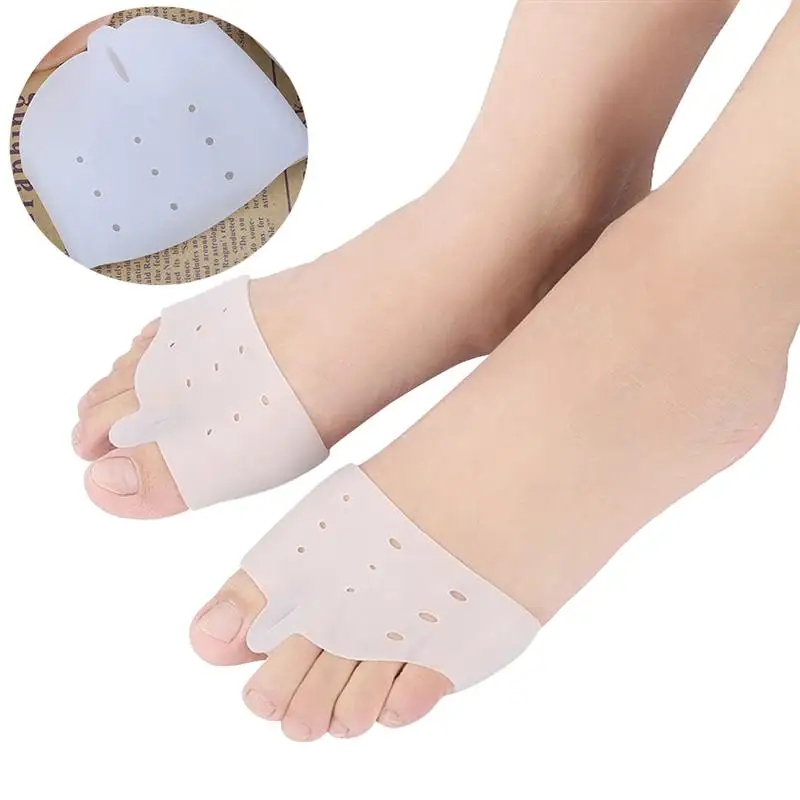 

1 Pair Bunion Corrector Sleeve Toe Corrector Bunion Relief Protector Toe Straightener Women Toe Corrector (White/Skin Color)