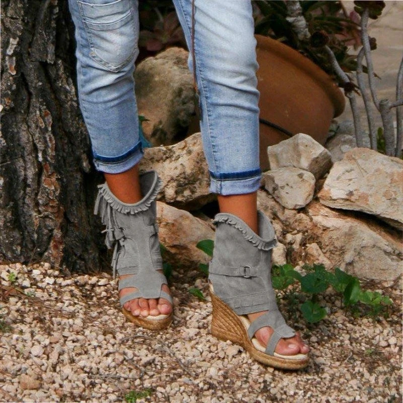 Women Ankle Boots Vintage PU Leather High Heels Booties Cut Out Sandals Women high heels,platform high heels sandals,ankle buckle sandals