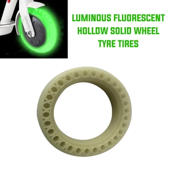 

pcmos Wheels Tires For Xiaomi Mijia M365 Scooter Luminous Fluorescent Hollow Solid Wheel Tyre Tires Auto Replacement Parts 2019
