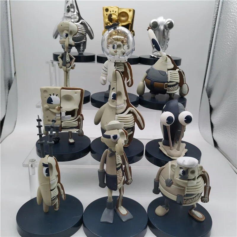 Bandai аниме губка квадратные штаны Патрик звезда Гэри улитка Песчаные Щеки капитан