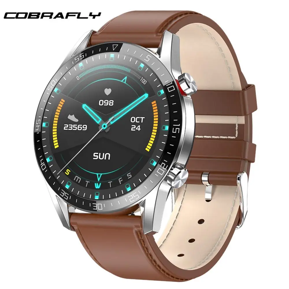 Cobrafly L13 ЭКГ Смарт часы IP68 Водонепроницаемый сердечного ритма шаги трекер Bluetooth