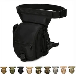 Tactical Drop Leg Bag Fanny Thigh Pack Waterproof Camouflage Hunting Bag Waist Pack Motorcycle Riding Men Military Waist Packs