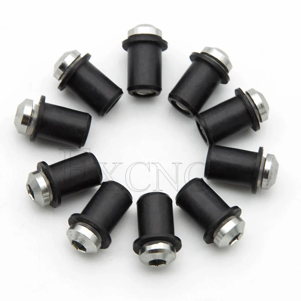 10PCS 5mm Windscreen Bolt Screw Kit For Honda CBR 125R 250R 300R 500R 600 900 954 1000 RR CBR650R CBR954RR CBR600 F4i