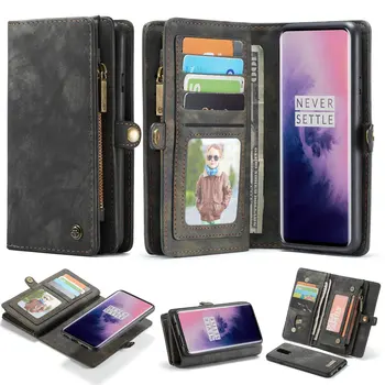 

Phone Case For Oneplus 7 Pro Case Flip Leather Shockproof Retro Wallet On Cover Phone Bag Case For Oneplus 7 Pro Plus Case Funda