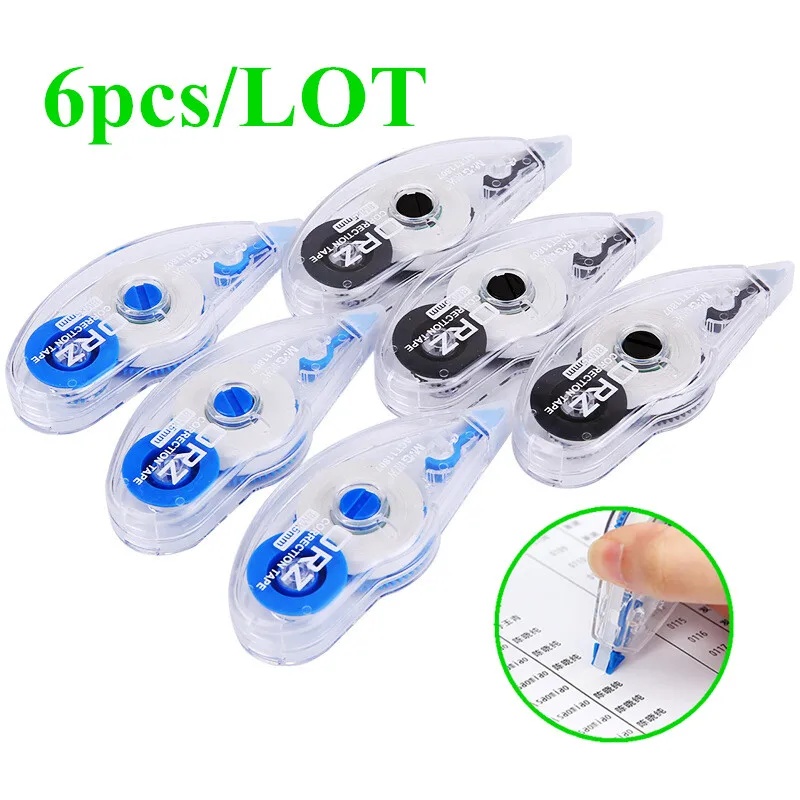 

M&G 6pcs/lot 8M Correction Tape,School Corrector Student Error tape pen Office white out office & school supplies stationery